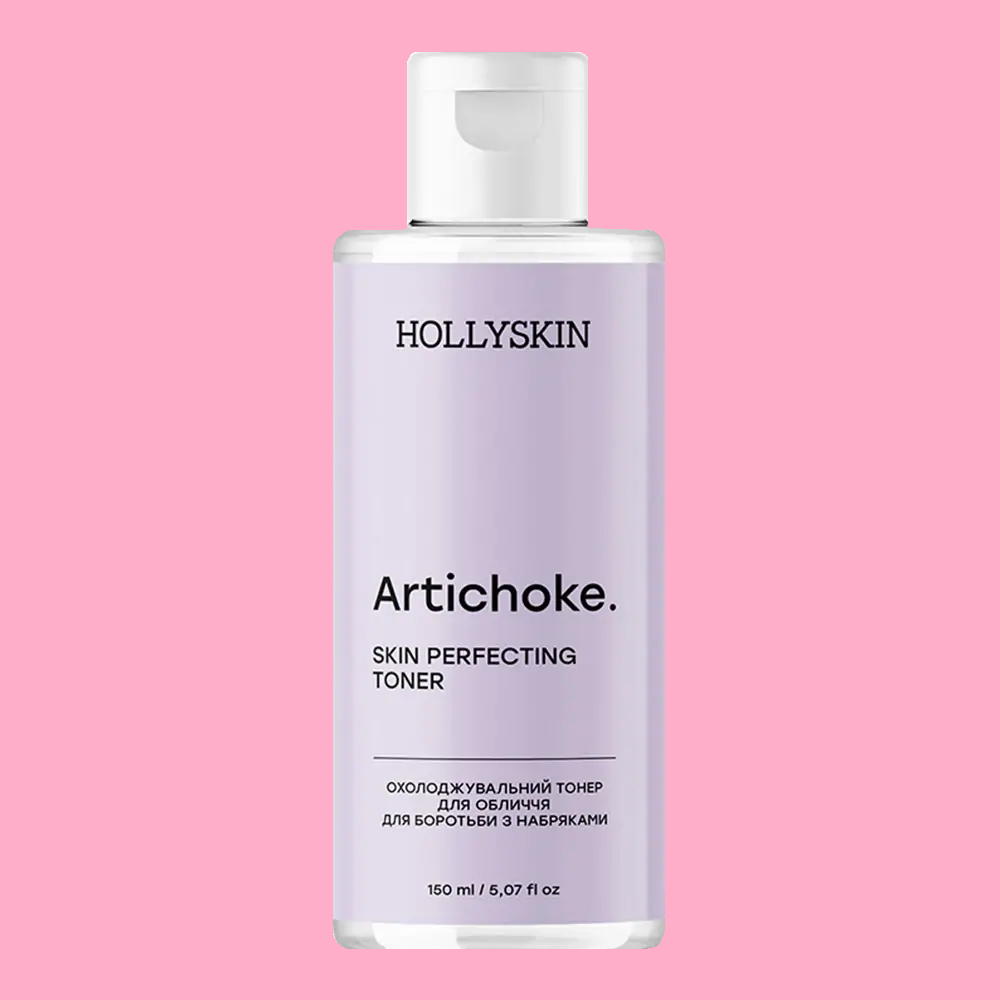 Охолоджувальний тонер для обличчя HOLLYSKIN Artichoke — фото 3