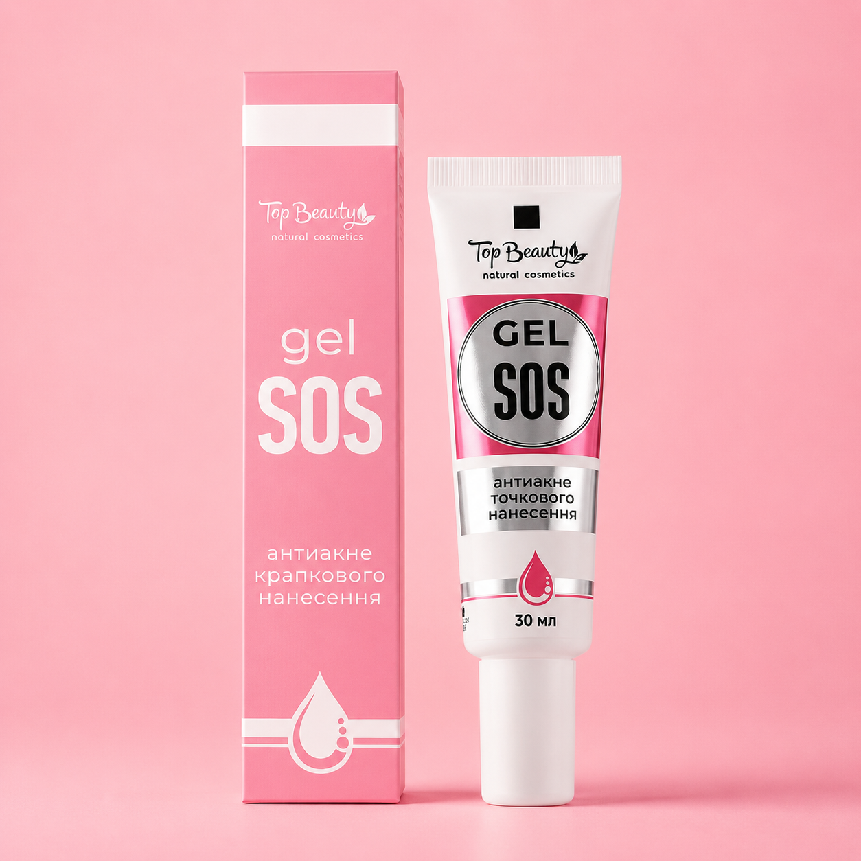 Гель SOS точечного нанесения Top Beauty Gel SOS Антиакне — фото 2