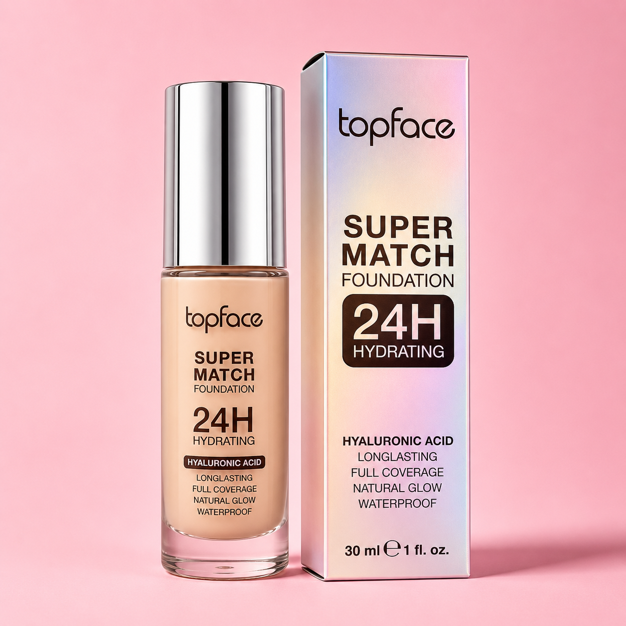 Тональный крем для лица TopFace Super Match Foundation 24H Hydrating — фото 2